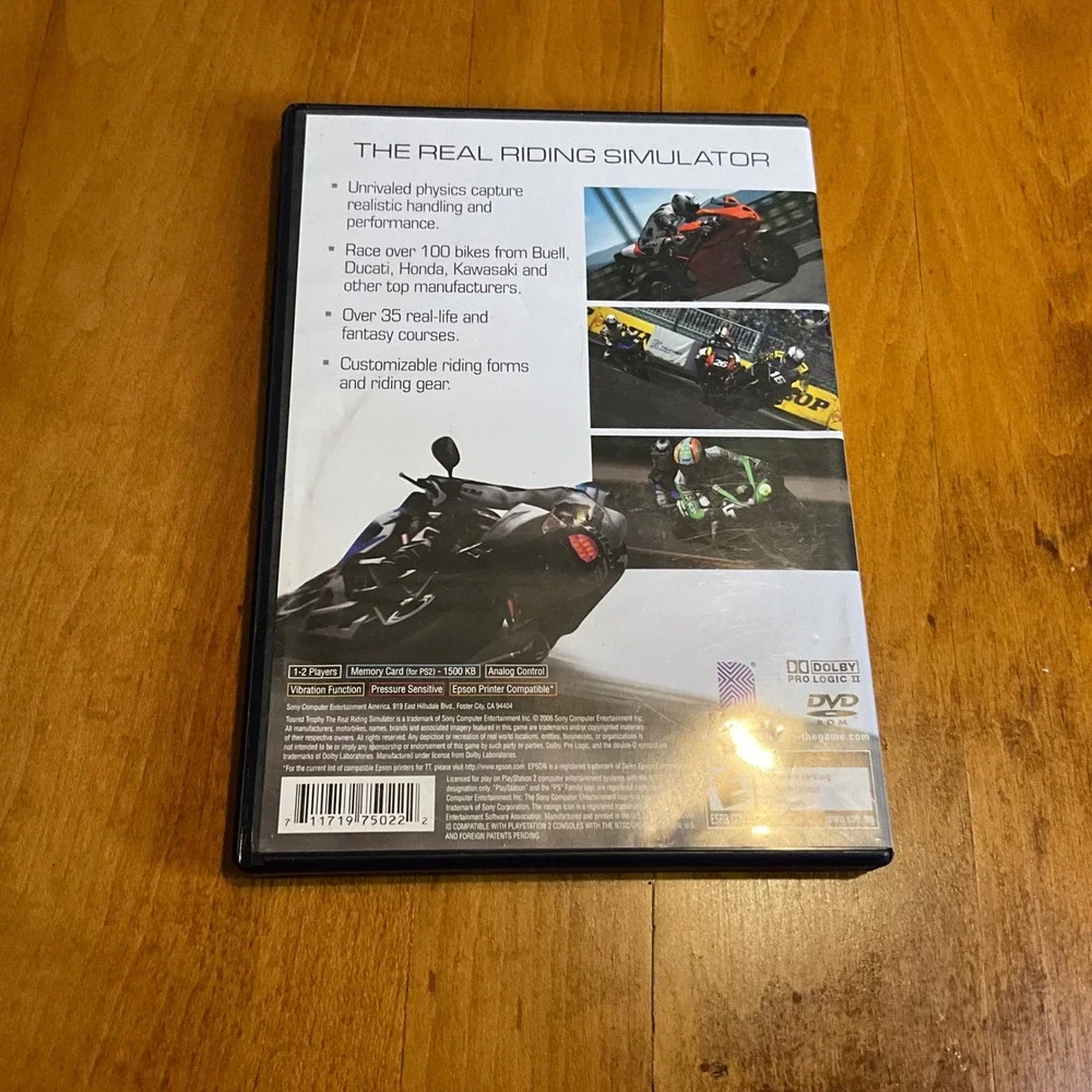 PlayStation 2 Game Tourist‎ Trophy The Real Riding Simulator Complete CIB